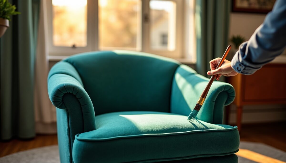 Comment peindre un fauteuil en tissu : guide pratique et astuces incontournables