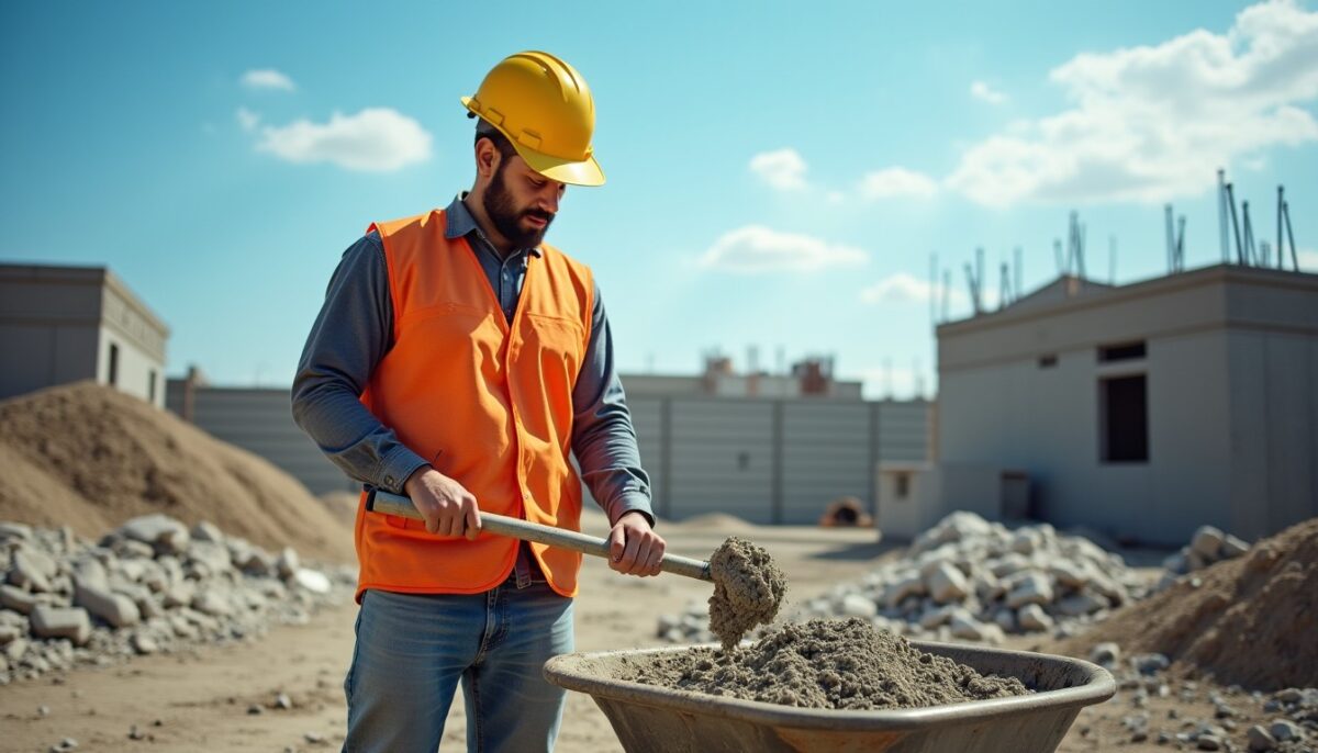Comment doser le béton à la pelle avec un sac de 35 kg : conseils pratiques et astuces